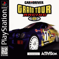 Car and Driver Presents Grand Tour Racing 98 Playstation US box art